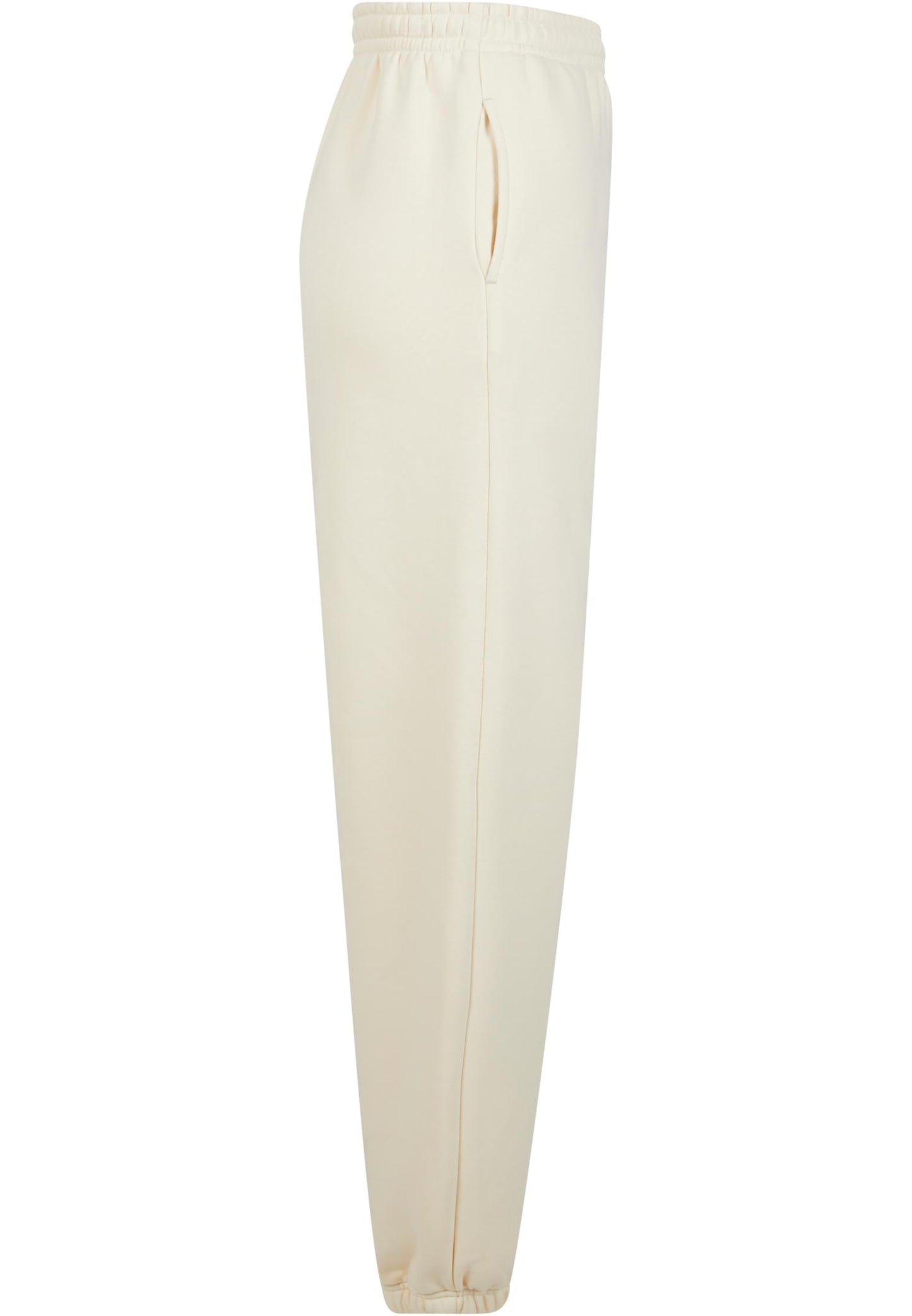 Ladies Fluffy Sweatpants NC Whitesand & White