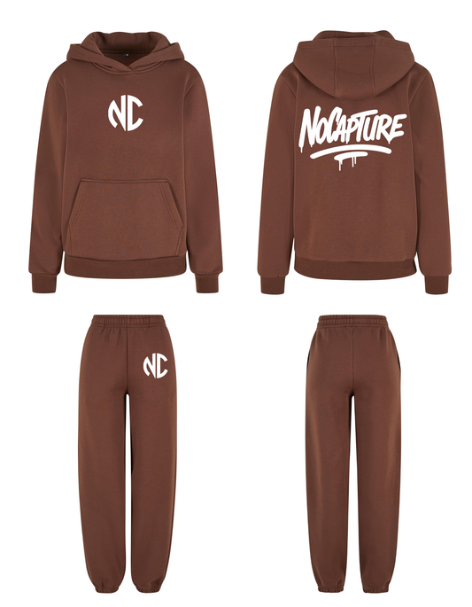 Lady Chocolatebrown Fluffy Set