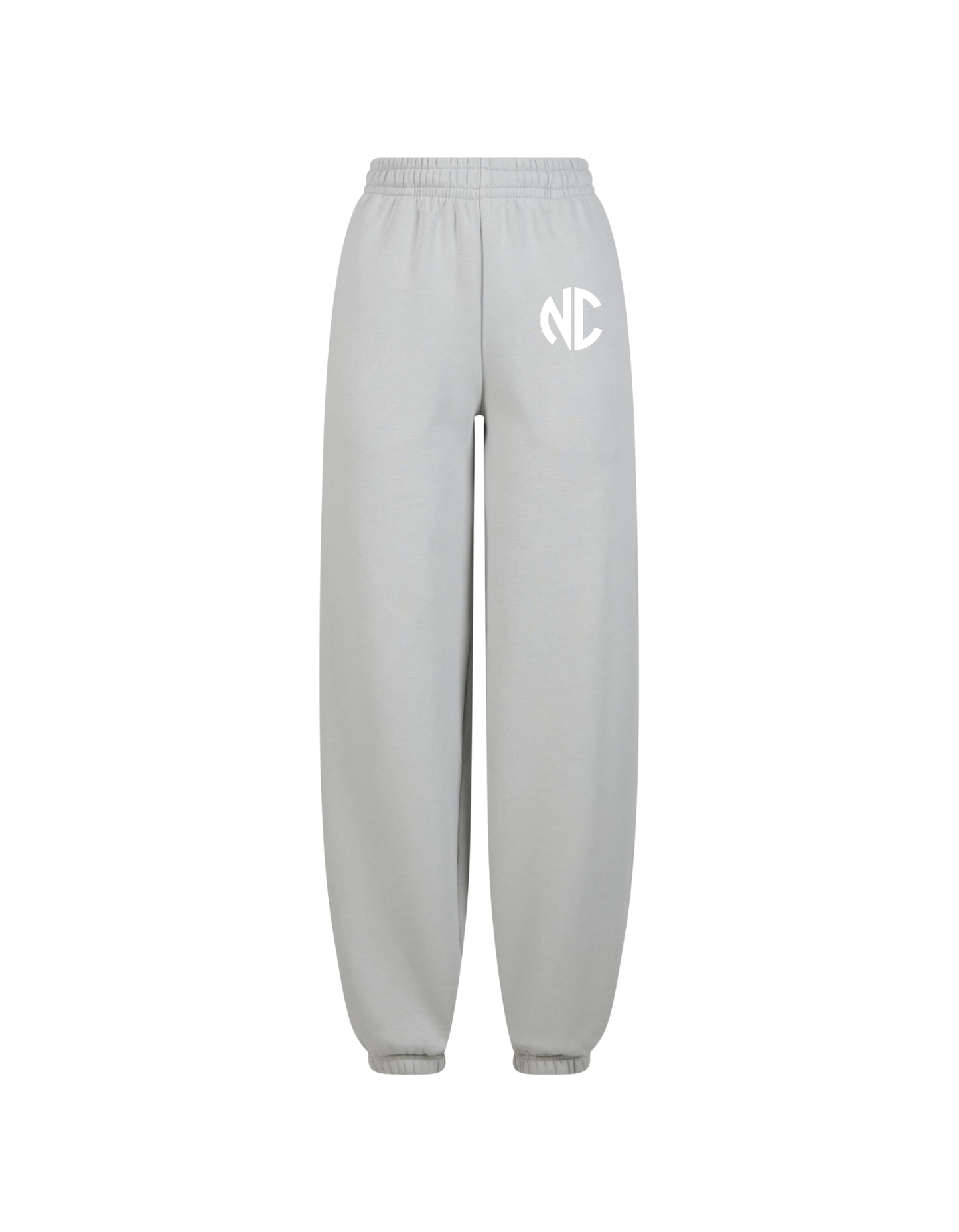 Ladies Fluffy Sweatpants NC Lightasphalt & White