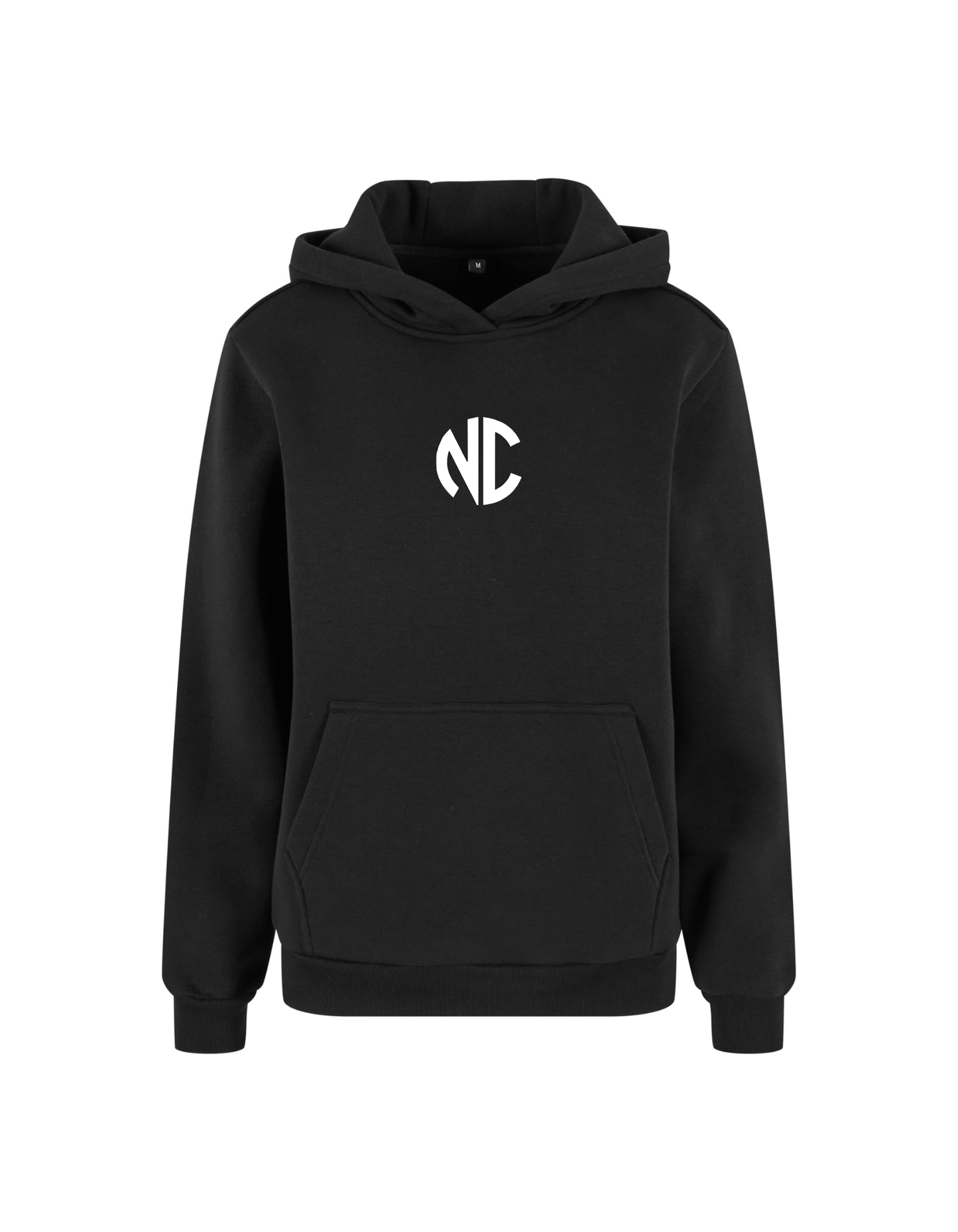 Ladies Fluffy Hoodie NC Black & White