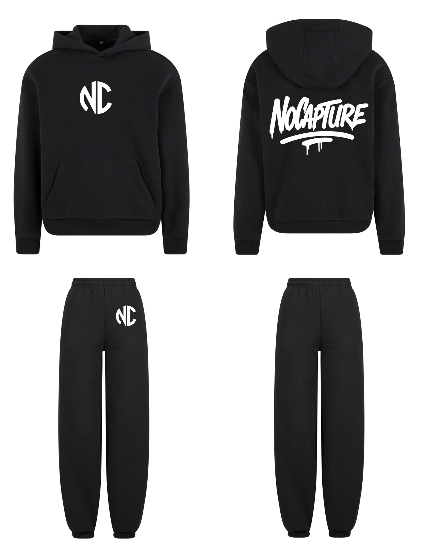 Lady Black Fluffy Set