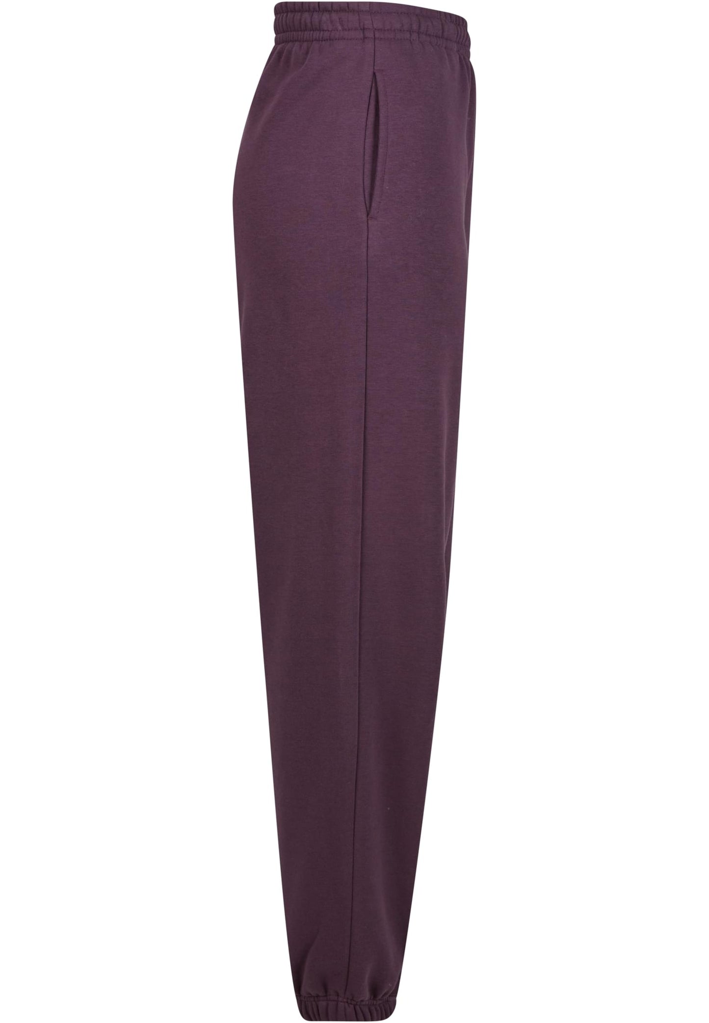 Ladies Fluffy Sweatpants NC Plumpurple & White